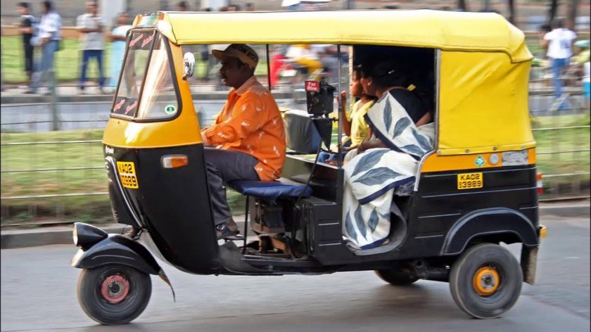 Рикша в Индии