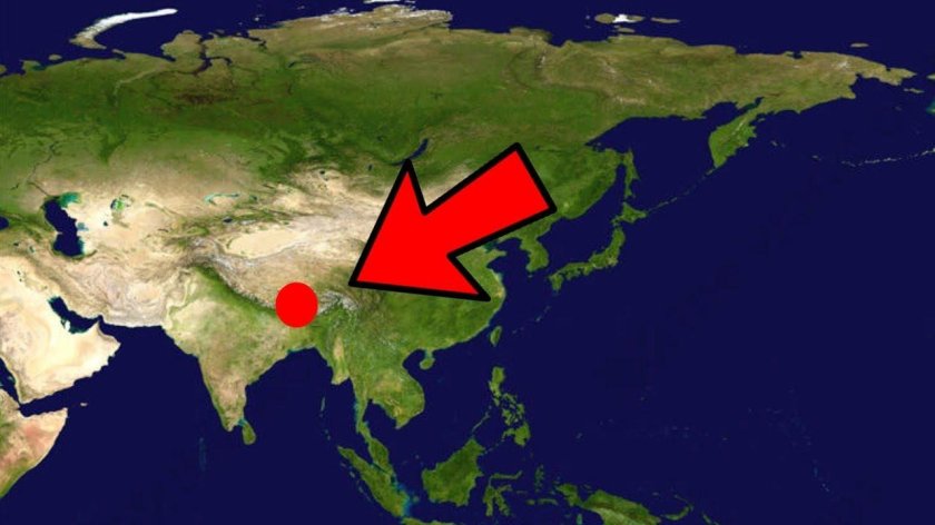 Спутниковый снимок Евразии