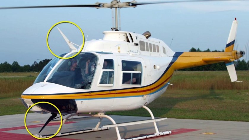 Белый вертолет