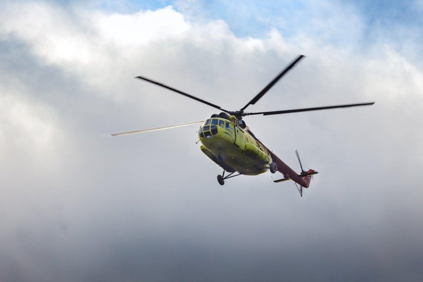 Зеленый вертолет