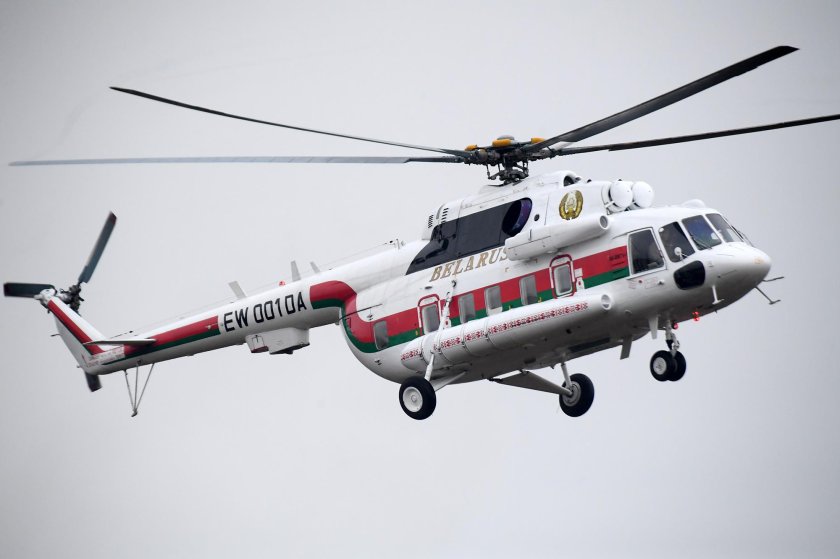 Вертолет президента Белоруссии