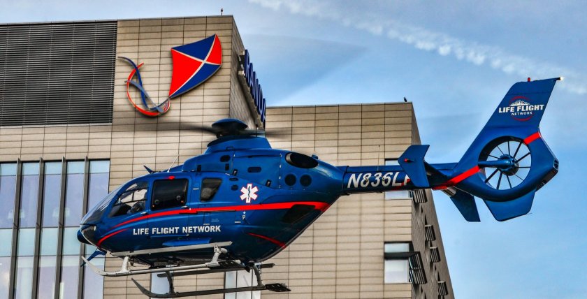 Синий вертолет