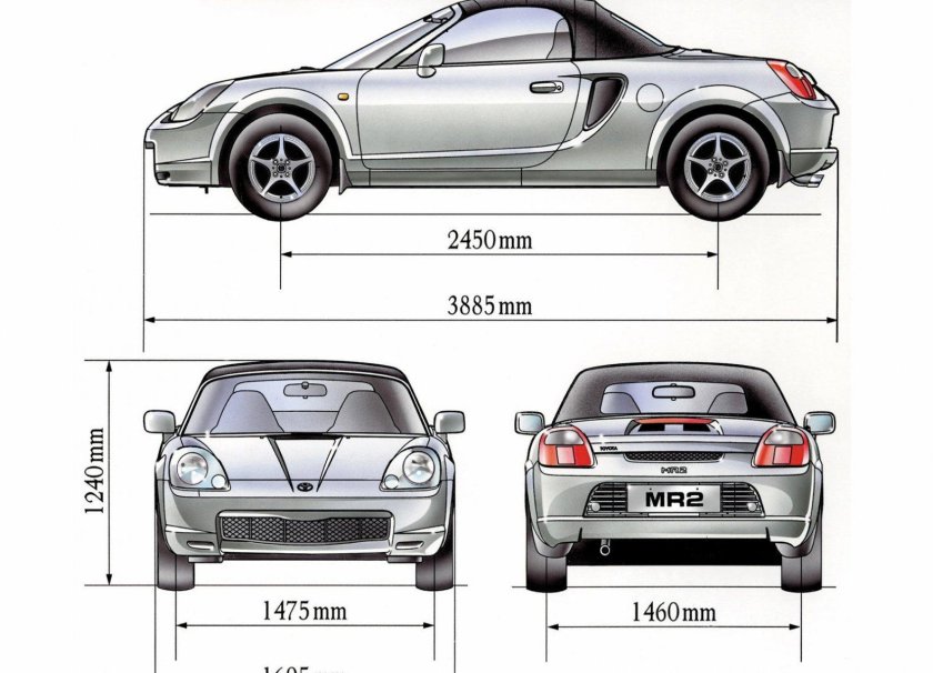 Тойота мр2 колесная база