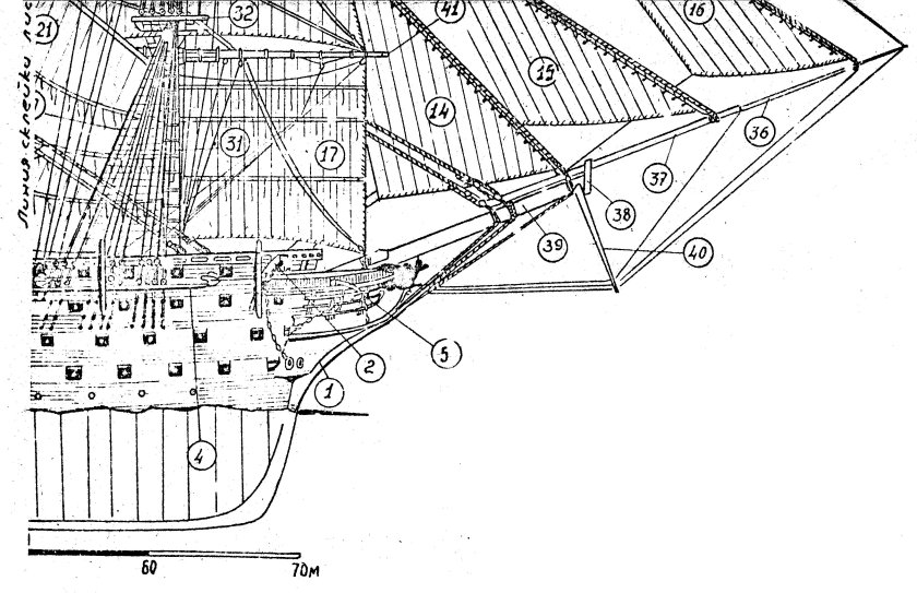Линейный корабль 12 апостолов чертежи