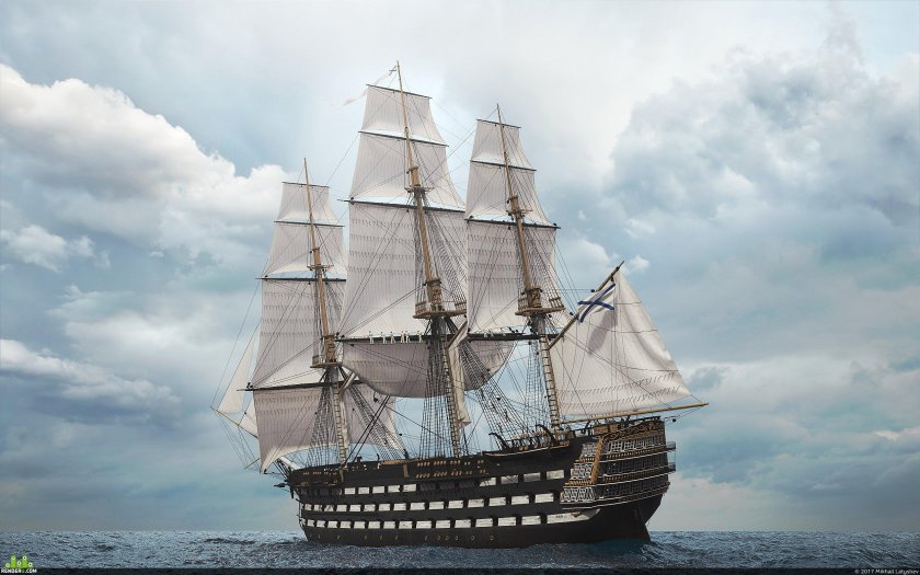 Двенадцать апостолов линейный корабль, 1841