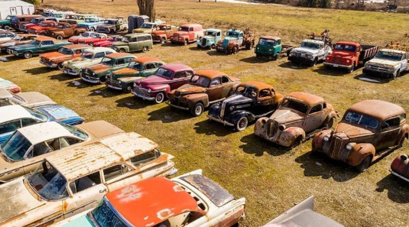 Свалка старых машин