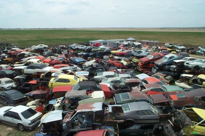 Junkyard cars