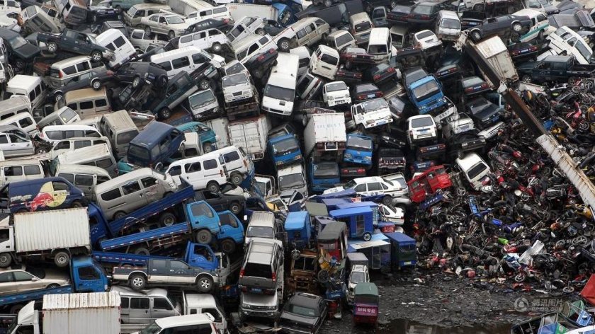 Китайская автосвалка