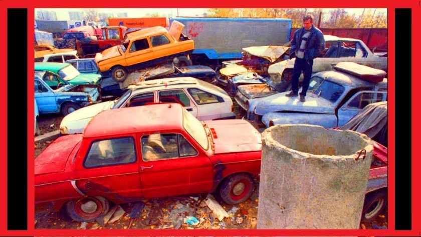 Автокладбище в Москве