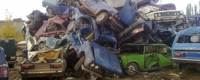 Автосвалка грузовиков в России