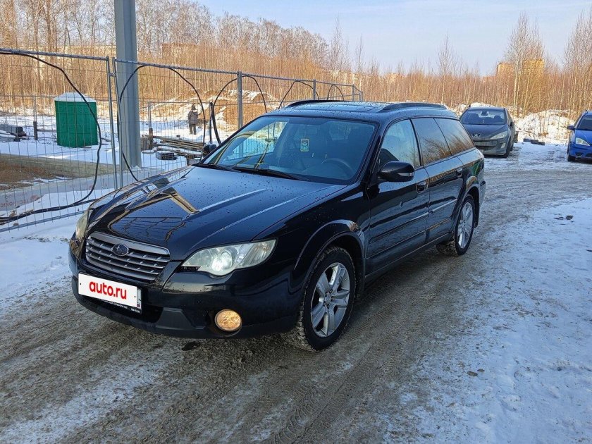 Субару аутбек 2006 черный