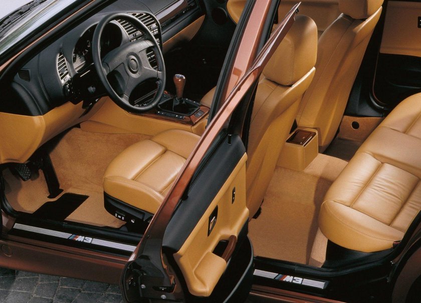 BMW m3 e36 седан салон