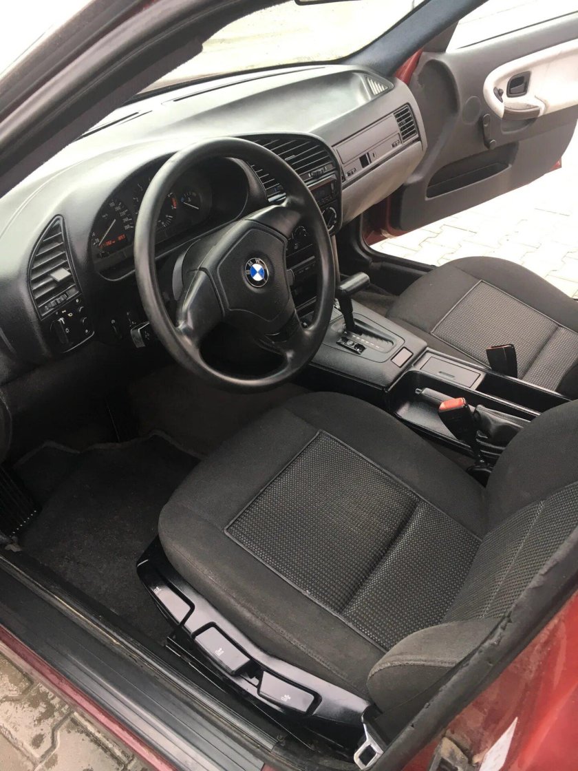 Е46 черная салон