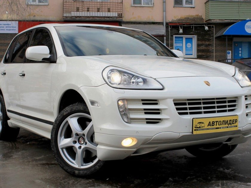 Порше Кайен белый 2007