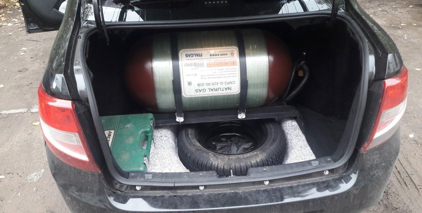 Лада Гранта седан ГБО метан 100 л