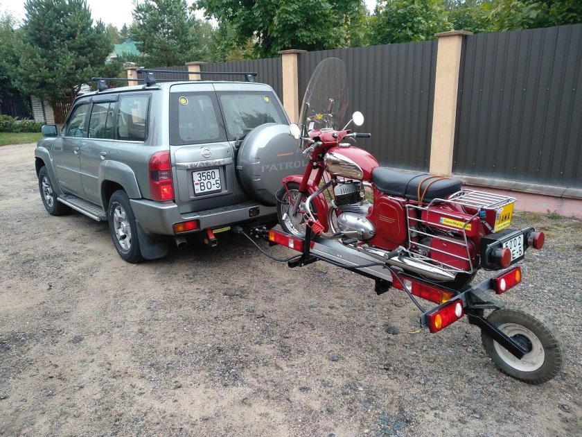 Прицеп для мотоцикла