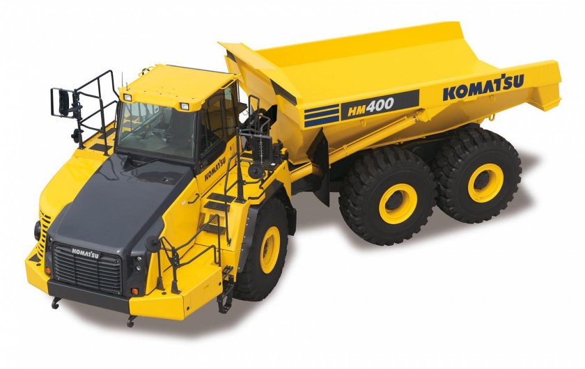 Сочлененный самосвал Коматсу нм400