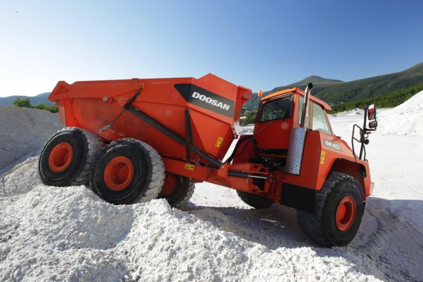 Сочленённый самосвал Доосан