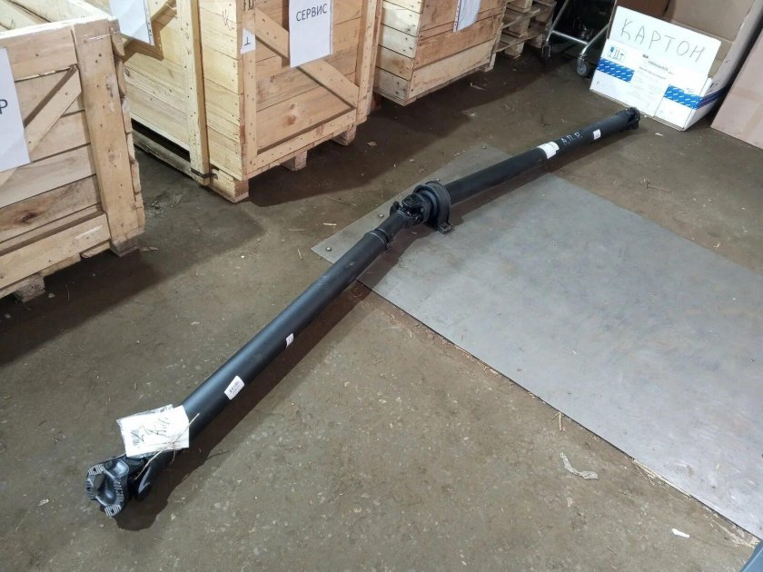 Вал карданный газон Некст удлиненный 2 подвесных