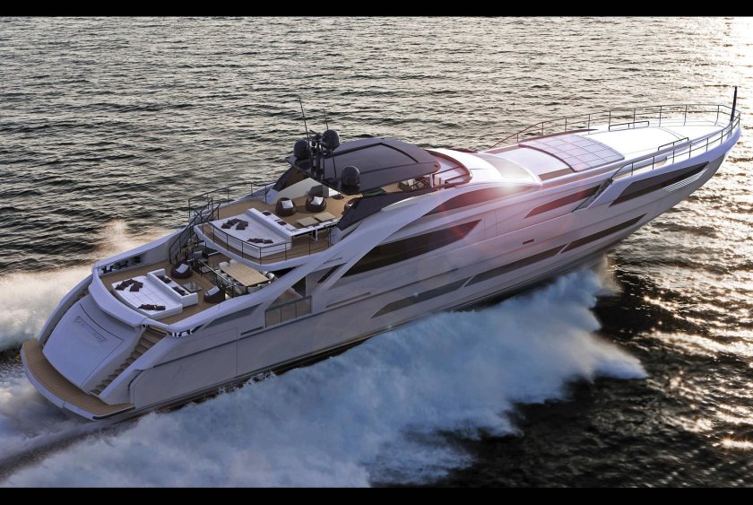 Яхта моторная Першинг