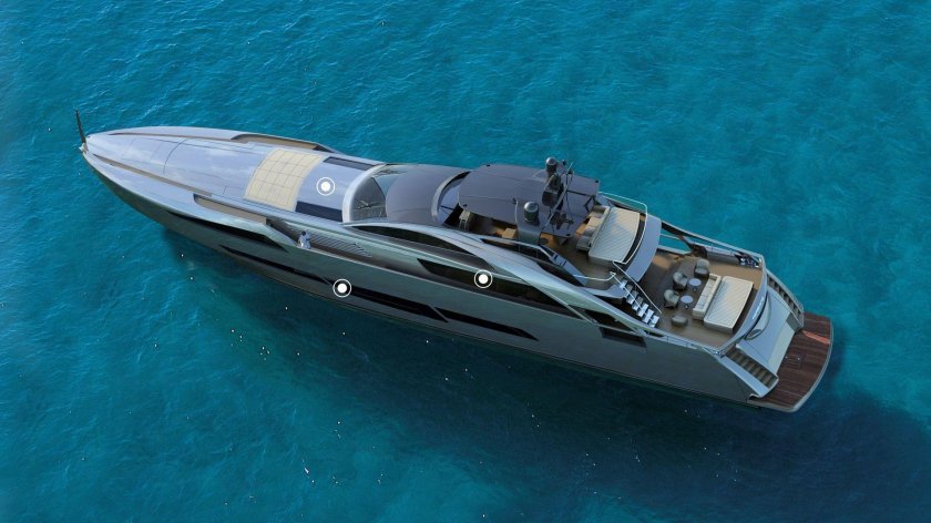 Яхта моторная Першинг