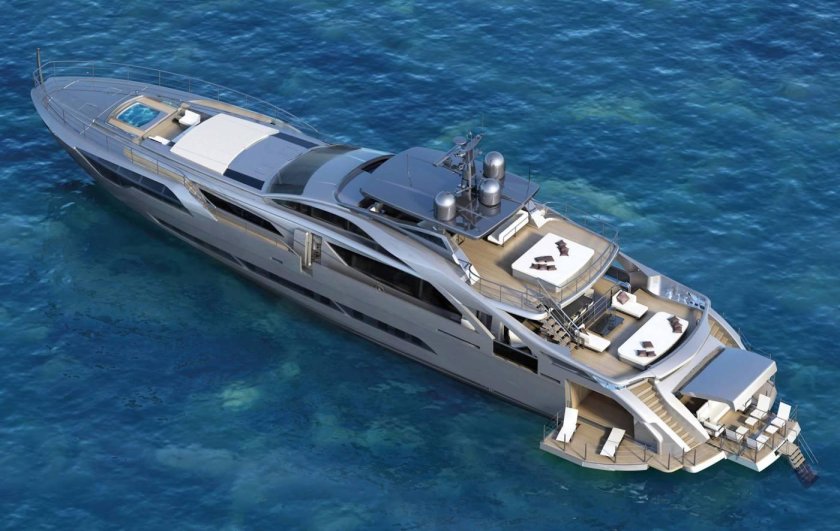 Яхта моторная Першинг