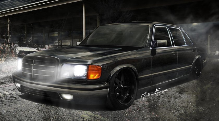 Мерседес 126 Бандитский