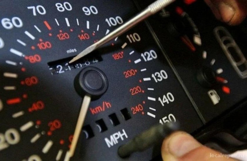Одометр автомобиля