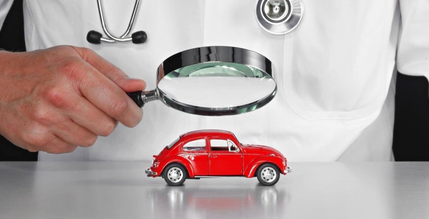 Осмотр автомобиля