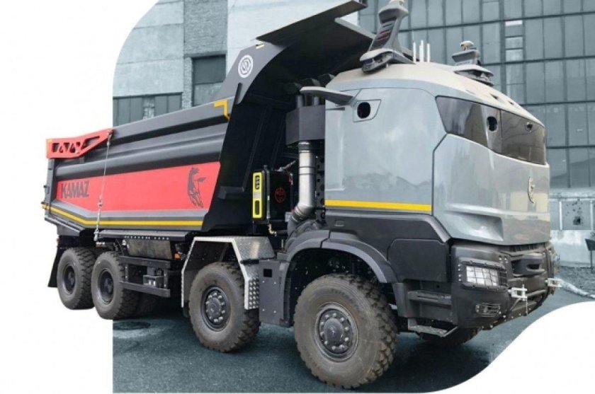 Беспилотный самосвал КАМАЗ