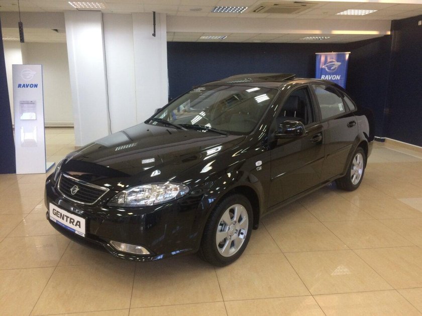 Chevrolet Gentra чёрный цвет