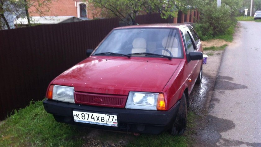 Лада 2108 Вишневая