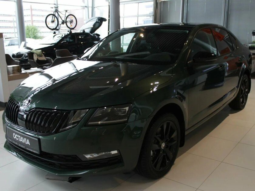 Шкода Октавия 2019 Блэк эдишн