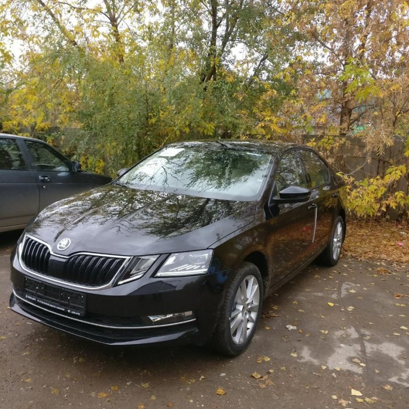 Skoda Octavia a8 черная