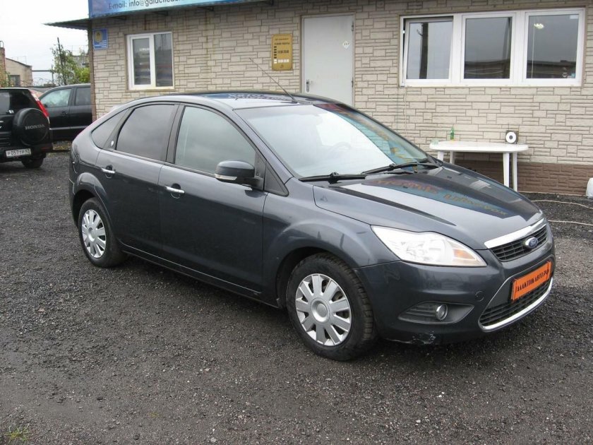 Форд фокус 2 Рестайлинг хэтчбек серый