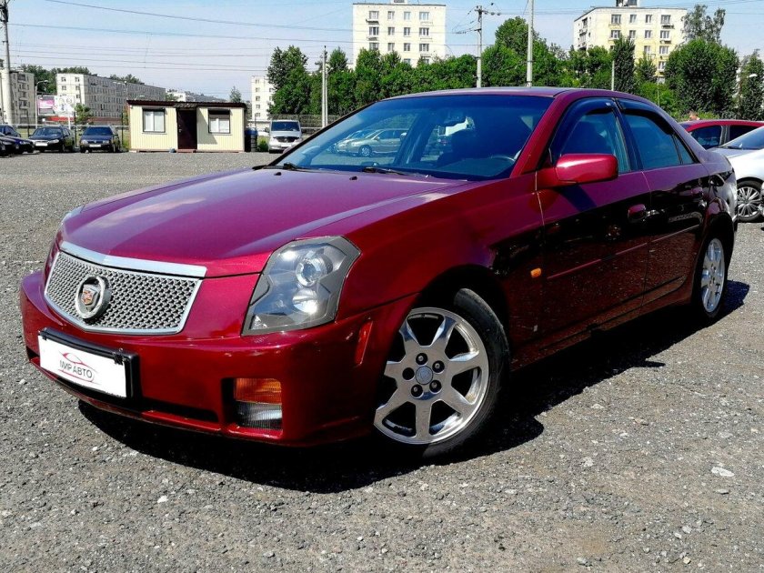Кадиллак CTS 2005 красный