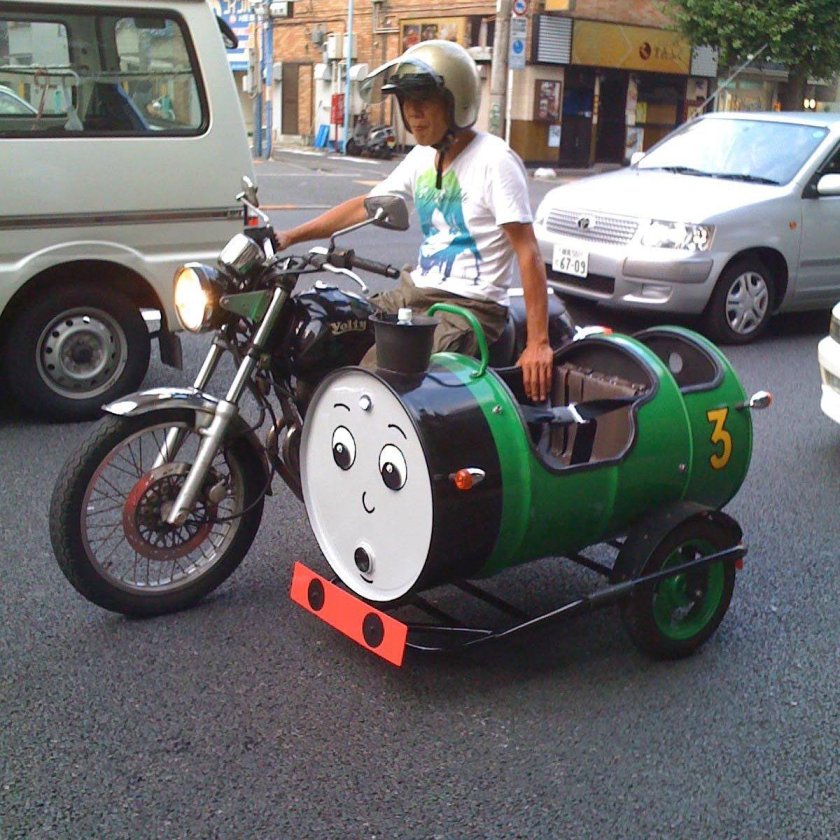 Мопед с коляской