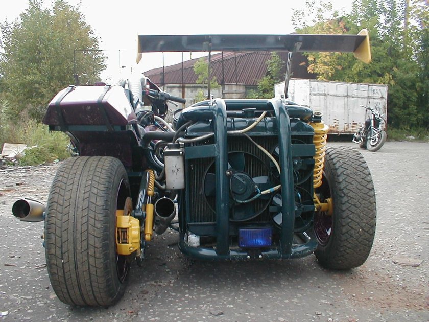 Мотоцикл с ДВС от ГАЗ 53