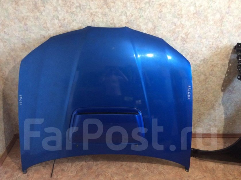 Алюминиевый капот на Субару Импреза