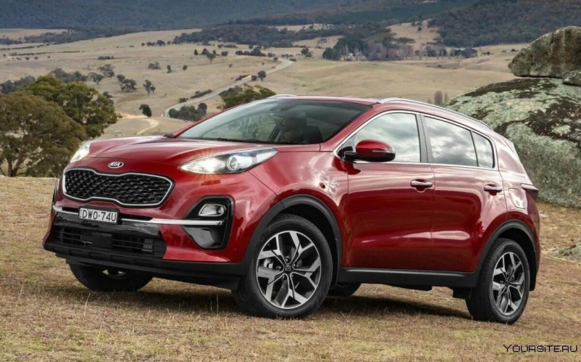Kia Sportage 4 красный