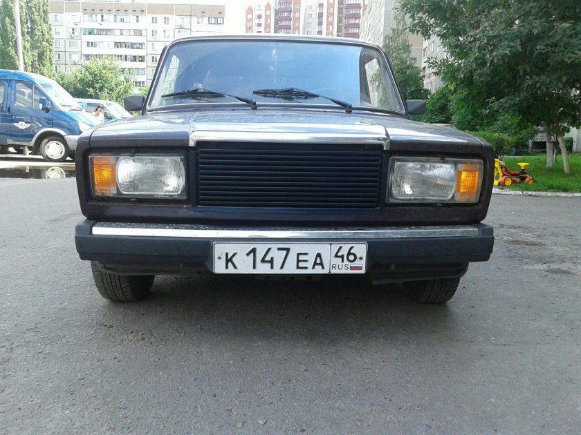 Хром решетка ВАЗ 2107