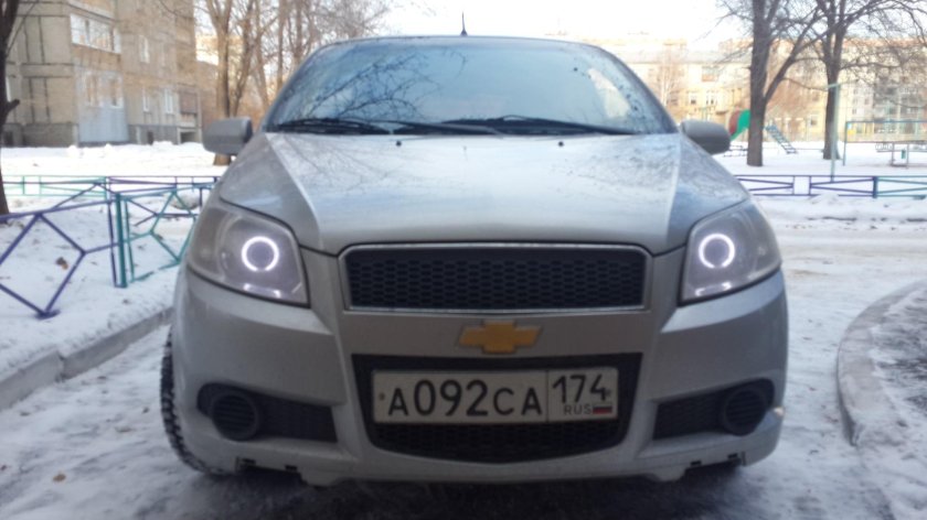 Линзы на Шевроле Авео т250