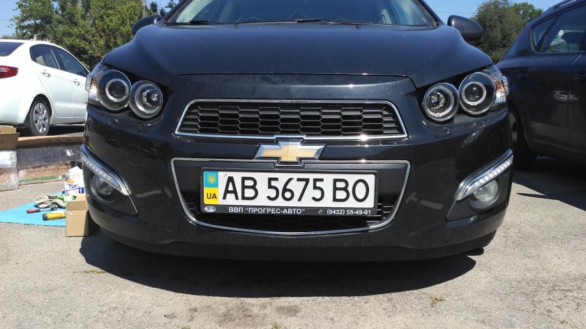 Противотуманные фары Шевроле Авео т300