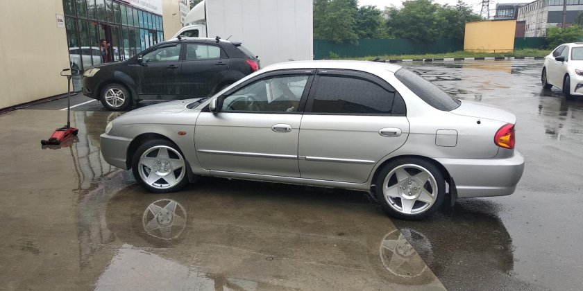 Киа спектра на дисках r17