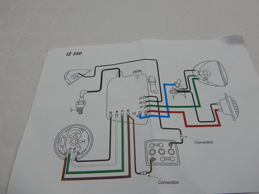 ИЖ 49 электропроводка