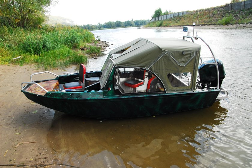 Лодка ёрш алюминиевая