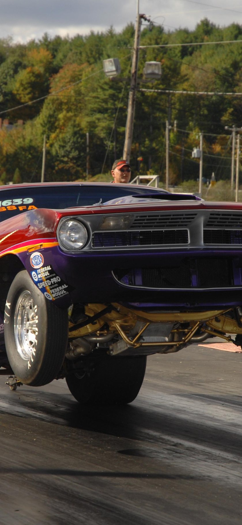 Plymouth barracuda burnout
