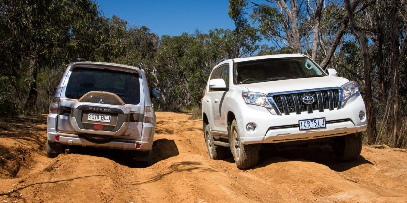 Митсубиси Паджеро и Тойота Прадо