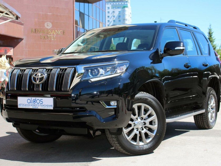 Синий матовый Prado 2019