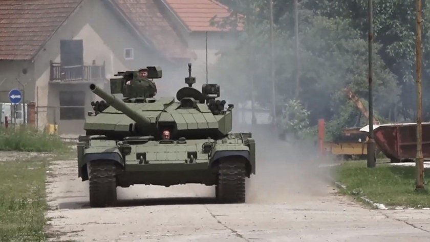 Сербский танк м84 АС 1